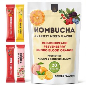 Kombucha Powder Stick by Plogmag Tea 20 Count-0