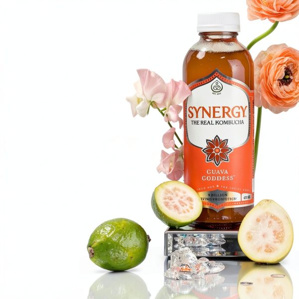 GT's Kombucha Guava Synergy 16oz Raw Probiotic-2