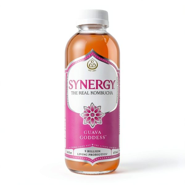 GT's Kombucha Guava Synergy 16oz Raw Probiotic-0