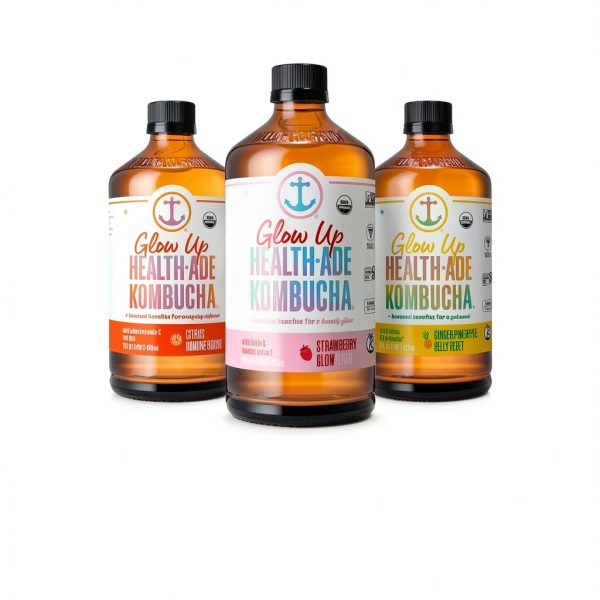 Health-Ade Kombucha Glow Up Probiotic Gut Health Beverage-2