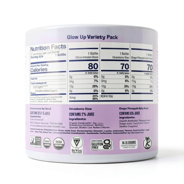 Health-Ade Kombucha Glow Up Probiotic Gut Health Beverage-1
