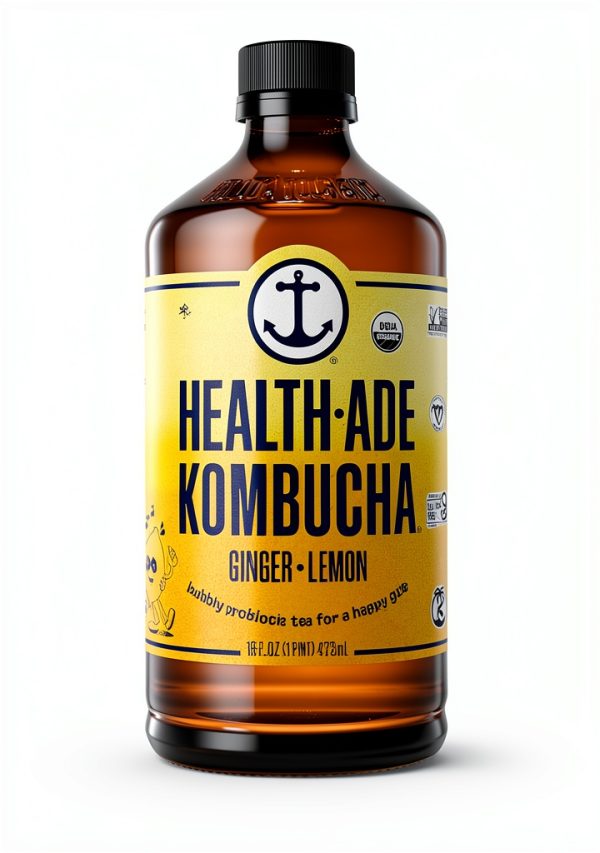 Health Ade Kombucha Gluten Free Probiotic Beverage 16 Fl Oz-0