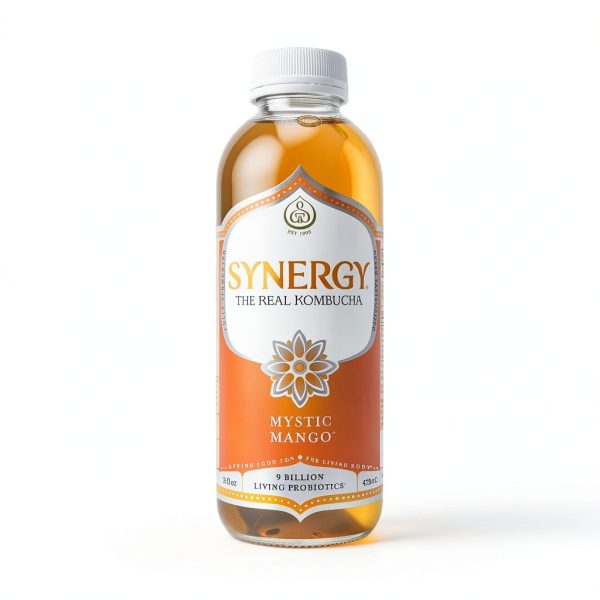 GTs Kombucha Mango Raw Probiotic Tea Gut Health Drink-6