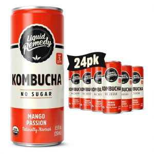 Liquid Remedy Mango Passion Kombucha Gut Health Drink-0