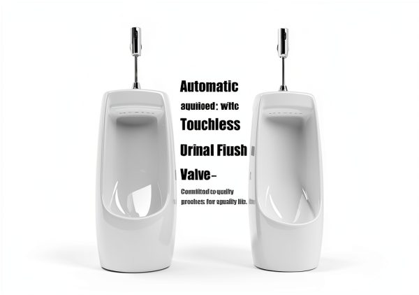 Urinal Flush Valve Lychee Light 9223-B White Brass 3 Port Sensor-1