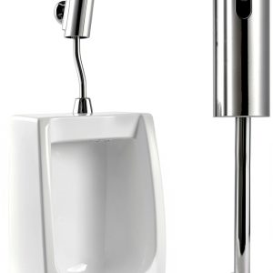 Hffheer Brass Touchless Urinal Flush Valve 2‑Port G Connector 0.5in-0