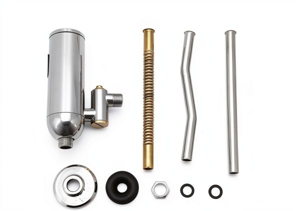 Urinal Flush Valve Lychee Light 9223-B White Brass 3 Port Sensor-2
