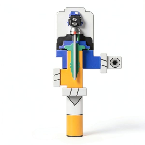 CHOW USA Optima Plus Touchless Flush Valve Model EBV-129-A-C 4 AA-3