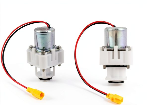 Lychee Light Yellow 2‑Port Solenoid Valve for Urinal Flusher 1.5in-1