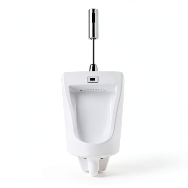 Yosoo Brass Urinal Flush Valve Wall Mounted 2‑Port Chrome 0.5in-5