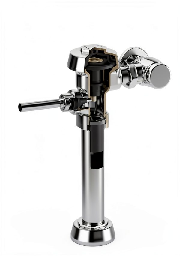 Sloan 1.0 GPF Polished Chrome Urinal Flushometer Brass ADA-1