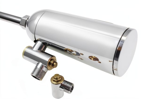 Urinal Flush Valve Lychee Light 9223-B White Brass 3 Port Sensor-4