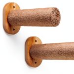2-Pack Cat Wall Steps - Wooden Cat Shelves for Wall Mounting, Wall Shelves and Perches for Kittens & Adult Cats - Wall Furniture Set with Jute Rope for Scratching, Kneading, Climbing.-0